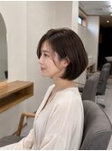 大人の艶感ナチュラルボブ