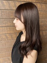 ラポールヘアー(rapport hair)&nbsp;ロングスタイル／ツヤカラー／大人ブラウン／30代40代50代/倉敷