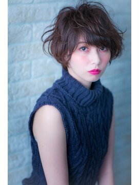 エルデ ナインズ ヘアー スタンド 川口店(elde 9's HAIR STAND) 5ワイドバング&モーブカラーのワンサイドくびれミディ風ヘア