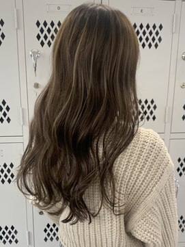 エリマ 調布(elima) イルミナカラー3Dハイライト　ベージュカラーアッシュブラウン