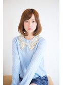 ショートボブにツヤツヤイルミナカラー×髪質開催