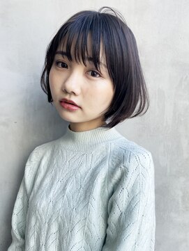 アイティー バイ アルバム 中野店(IT by ALBUM) ナチュラルショート_イヤリングカラーくびれミディ_28273