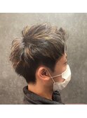 アップバングショート