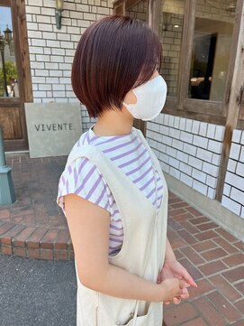 ヴィヴェンテ(VIVENTE.) ショート× orange red