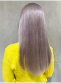 シルバーラベンダー_チェリーブラウンフェミニンロング_ba383071
