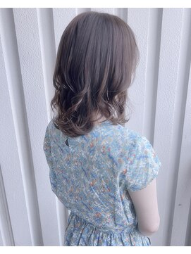 エイムヘアメイク 舟入店 透明感ベージュ