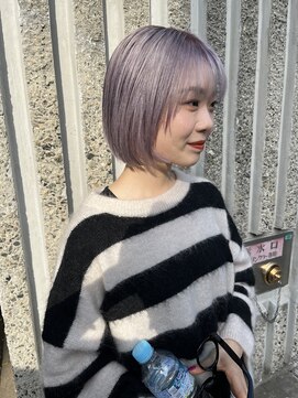 サンデイズド(SUNDAZED) 透明感☆ラベンダーピンクカラー☆髪質改善