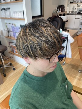 メゾンフォーユー 宇都宮店(maison4u) メンズブリーチハイライト