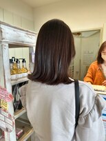 オブジェ シエル(obje't ciel)&nbsp;【obje't ciel】外ハネミディアム/まろやかブラウン【山口紗季】