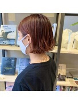 フェンヘアーアイス 中目黒(Fen.hair ici) イメチェン小顔前髪外ハネボブ大人可愛いチェリーブラウン