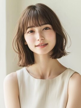 アルトリスト(Altruist Aging×HAIR&SPA) ★ダークアッシュ大人ガーリーボブ着物ミディアムレイヤーカット