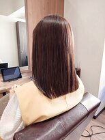 シラソル 八王子北口(Gilasol)&nbsp;ベージュカラー肩下パッツンボブ