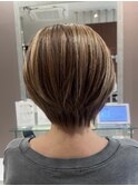大人のショートボブ