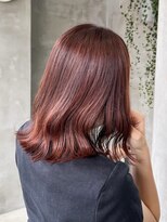 テトヘアー(teto hair)&nbsp;ブリーチなし暖色レッド