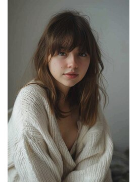 ラナ 新宿(lana) ミディアムウルフ/レイヤーカット/顔まわり【lana hair 新宿】