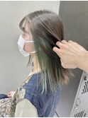【Feria渋谷】イヤリングカラー/オリーブカラー