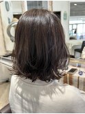 柔らかアッシュベージュカラー