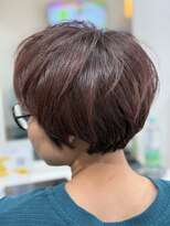 スナリー(Snaly)&nbsp;ピンクカラー/マッシュショート/ブリーチ履歴有り