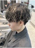 スパイラルパーマ×ハイライト