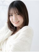 ホワイトグレージュ/デジタルパーマ/チェリーブラウン/盛岡58