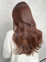 ルノン(LUNON)&nbsp;アプリコットオレンジくびれヘアハイライトカラー熊本