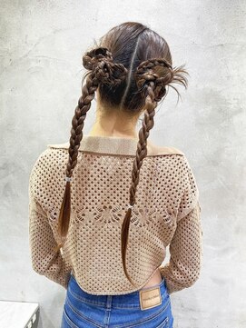 シクネ 新潟駅 万代(SHICUNE) ケイ＊ツインアレンジ　ヘアセット