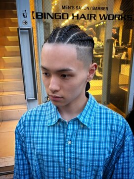 ビンゴ 高松店(BINGO) 1631黒髪タイトロープドレッドニュアンスデザインマンバンヘア