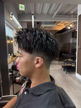 ヴィ 大宮(Vii) 大宮/カット/短髪/毛流れ/センターパート