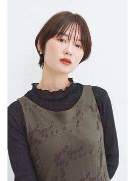 エン クラン バイ ヘッドライト たまプラーザ南口店(en. clan by HEADLIGHT) たまプラーザ/大人ショート/暗髪カラー/似合わせカット/前髪