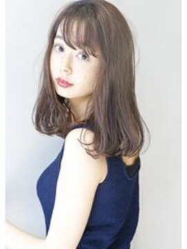 ガリカ シーム(Gallica/SEAM) 【コウヤマ ミク】ジグザグバング× ブルージュ 外国人風ロブ