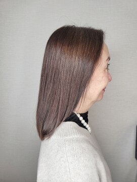 松本平太郎美容室 国立店 40代50代60代×ロブ×イノアカラー