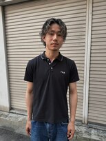 ハイセンス(HISENSE)&nbsp;メンズパーマサーフカールサーフカラーメッシュ【GIA】