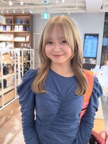 ヘアーエスクールシーユー 枚方T-SITE店(hair S.COEUR×Cu)&nbsp;ハイトーンカラー/大阪枚方美容室