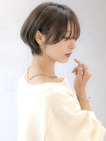 センスヘア(SENSE Hair)&nbsp;ショートボブ/小顔カット/耳掛けショート/グレージュカラー