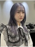 #大人ガーリー#ダークアッシュ#ミディアムレイヤーカット