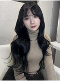 【Euphoria SHOKI】コリアンブラック×盛れるくびれヘアカット☆
