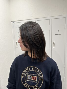 イノセンス 西宮北口店(innocence) 【innocence】西宮/ブリーチなしハイライト/オリーブブラウン