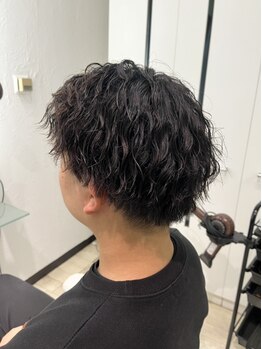 ココル(COCORU)の写真/【花巻】メンズパーマ/自宅でも再現性あるデザインをご提案★初めてのメンズパーマも理想のパーマに◎