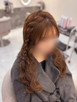 ヘア サロン クラン ソア 心斎橋店(hair salon clan soar)&nbsp;編みたらしリボン