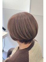 ヘアーアンドメイク グルック(hair&make Gluck)&nbsp;くびれショート/40代50代/グレイカラー/白髪染め/白髪ぼかし