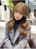 小顔レイヤーカットミディアムレイヤーレイヤーロング【日本橋】