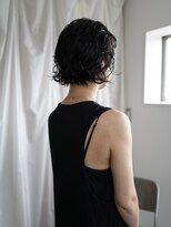 ポートラブ(Portlove)&nbsp;ボブパーマ　黒髪パーマ　レディースパーマ　大人ボブ　30代