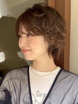 グリーンミドル(GREEN middle)&nbsp;ウルフボブ/ウルフレイヤー/顔周りレイヤー/ナチュラルブラウン