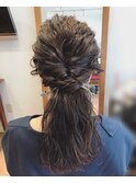 《二次会&結婚式》ヘアセット＊ダウンスタイル