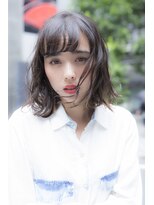 ミエル ヘア 新宿(miel hair)&nbsp;外ハネアッシュカラー【新宿】