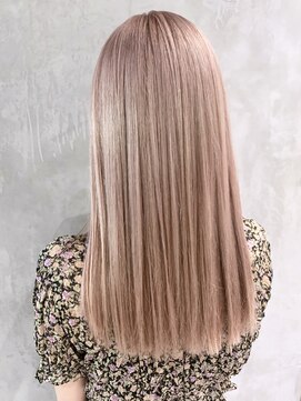 アイティーバイアルバム 藤沢店(IT by ALBUM) ピンクベージュ_カーキグレージュマッシュショート_ba319631