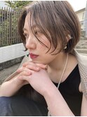 ハンサムショート×ベージュ
