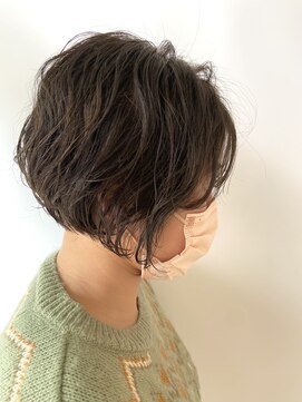 ヘアデザイン ファブロ(hair design FABRO.) - ニュアンスパーマ × ショートボブ -