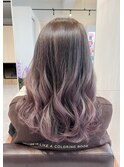 Balayage × Pink Greige 〈 2Bleach ○ 〉