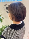 2月　イメチェン　ヘアスタイル　モードヘア　ダークアッシュ